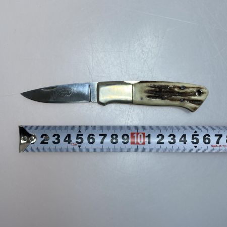  G.SAKAI フォールディングナイフ ドロップハンター スタッグハンドル ナイフ 程度B