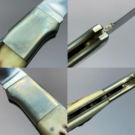  G.SAKAI フォールディングナイフ ドロップハンター スタッグハンドル ナイフ 程度B