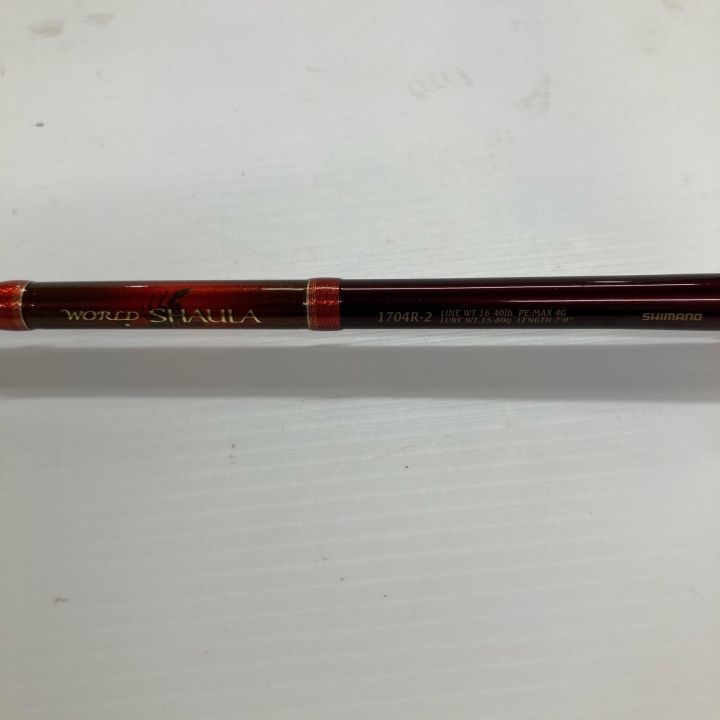 シマノ SHIMANO ワールドシャウラ 赤 1704R-2 【公式通販】