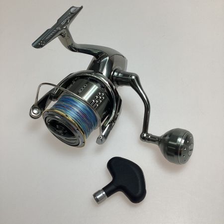  SHIMANO シマノ 18ステラ 4000 スピニングリール キズ有/純正ハンドルノブ有 程度B 03808