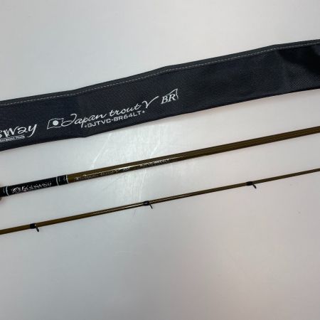 TAPER＆SHAPE グラスウェイ ジャパントラウトV BR GJTVC-BR64LT ルアーロッド 程度A