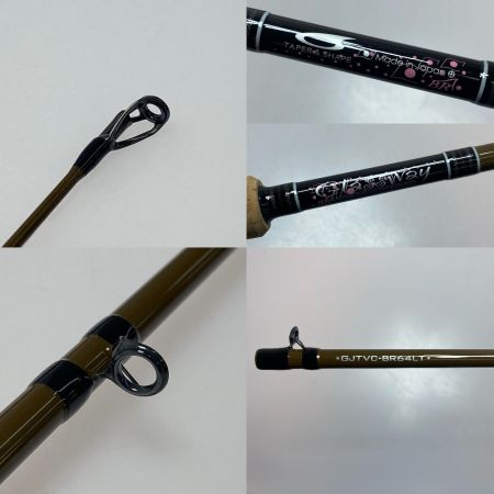  TAPER＆SHAPE グラスウェイ ジャパントラウトV BR GJTVC-BR64LT ルアーロッド 程度A