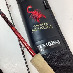 §§ SHIMANO シマノ 18ワールドシャウラ 15102R-3 ベイトキャスティングロッド 2ピース 39608 Aランク