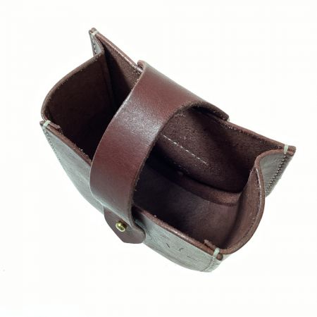  SAMURAI CRAFT 釣り用品 釣り小物 インスタネットホルスター レザー 程度B