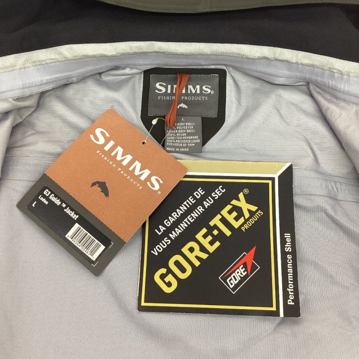 中古】 SIMMS フィッシングジャケット SIZE L G3ガイド GORE-TEX ...