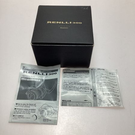  Megabass メガバス 釣り用品 リール スピニングリール レンリ 300 程度A