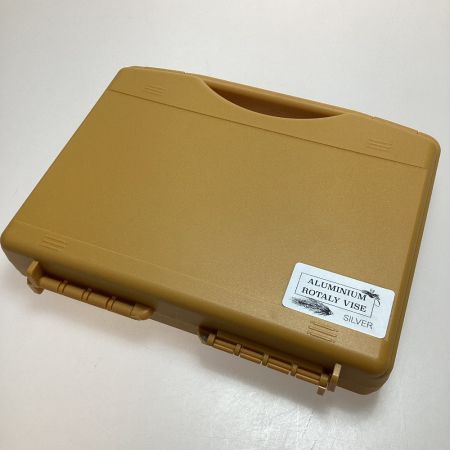   釣り用品 釣り小物 フライバイス 程度B アルミニウムロータリーバイス シルバー