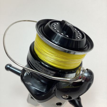  SHIMANO シマノ 13AR-CエアロCI4+ 4000XG スピニングリール 替スプール、リールスタンド、夢屋ノブ付 03129