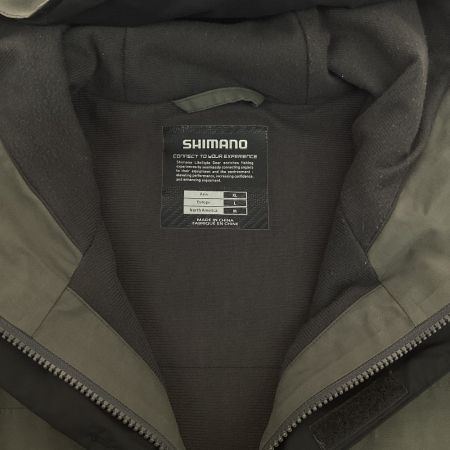  SHIMANO シマノ フィッシングウェア SIZE XL XEFO GORE-TEX RB-214Q グレー