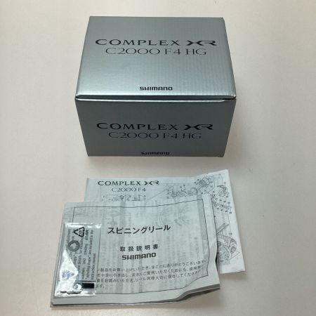  SHIMANO シマノ 釣り用品 リール スピニングリール 程度A 21 コンプレックス XR C2000 F4 HG 043467
