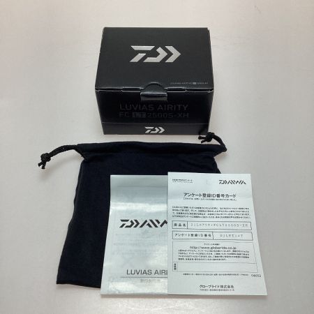  DAIWA ダイワ 釣り用品 リール スピニングリール 程度A 21ルビアスエアリティー FC LT2500S-XH 00060335