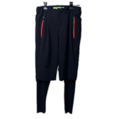  Fin-ch フィンチ レギンス付きパンツ フロリアナ5 タイト SIZE XS ブラック Aランク