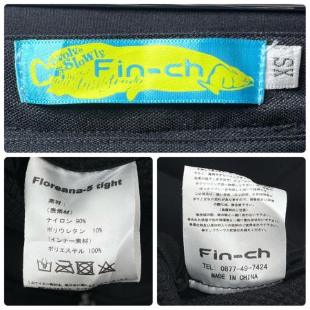  Fin-ch フィンチ レギンス付きパンツ フロリアナ5 タイト SIZE XS ブラック
