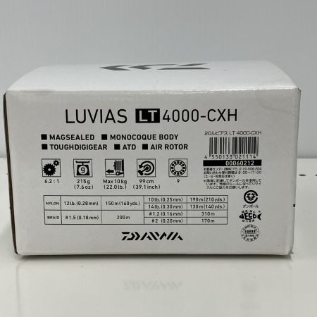 DAIWA ダイワ  DAIWA  20ルビアス LT4000-CXH/エッジキズ有　箱有り 00060212