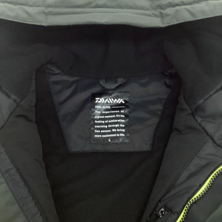  DAIWA ダイワ フィッシングウェア セットアップ SIZE L レインマックハイパーエクストラハイロフト ブラック
