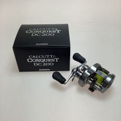 §§ SHIMANO シマノ ベイトリール 19カルカッタコンクエストDC200右巻 程度A Aランク