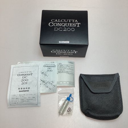 SHIMANO シマノ ベイトリール 19カルカッタコンクエストDC200右巻 程度A