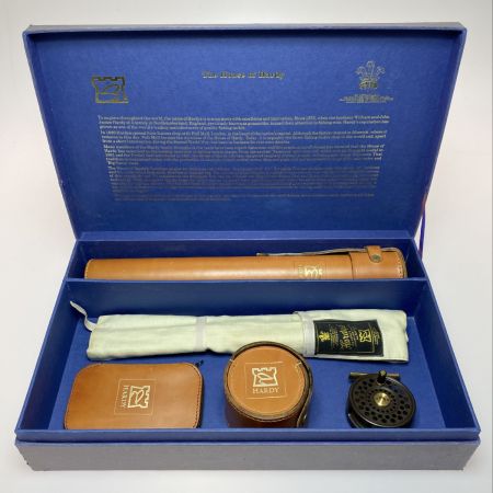  HARDY ハーディー ザコンプリートアングラー グラファイトスマグラーデラックス フライセット 程度AB