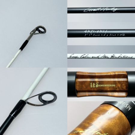  Megabass メガバス グレートハンティング GH51-4ULS ルアーロッド 使用感有 程度B 竿袋付