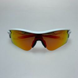 §§ OAKLEY オークリー 服飾雑貨 サングラス OAKLEY 程度C レッド×ホワイト OO9206-4638 袋付 キズ有 RADARLOCK OO9206-4638 レッド×ホワイト Cランク