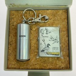 §§ ZIPPO ジッポー WILD BIRDS LIMITEDEDITION 携帯灰皿付 ライター 程度B Bランク