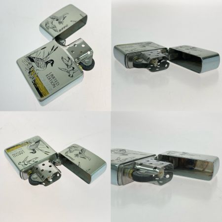  ZIPPO ジッポー WILD BIRDS LIMITEDEDITION 携帯灰皿付 ライター 程度B