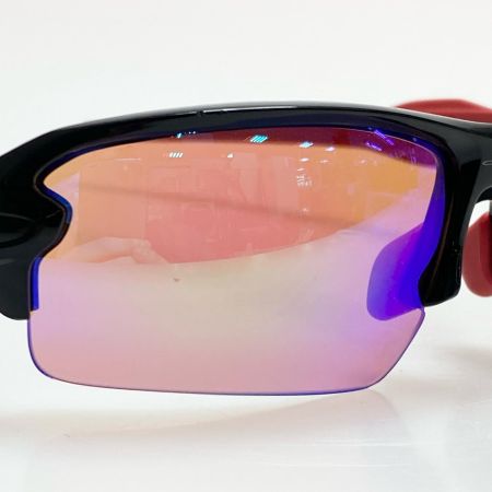  OAKLEY オークリー FLAK2.0/PRIZM 程度BC サングラス ブラック×レッド