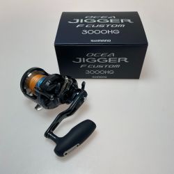 §§ SHIMANO シマノ 19オシアジガーFカスタム3000HG  04006 両軸リール 程度A 箱付 Aランク