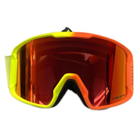 OAKLEY オークリー ウィンター用品 スノーゴーグル ポーチ付 オレンジ x イエロー
