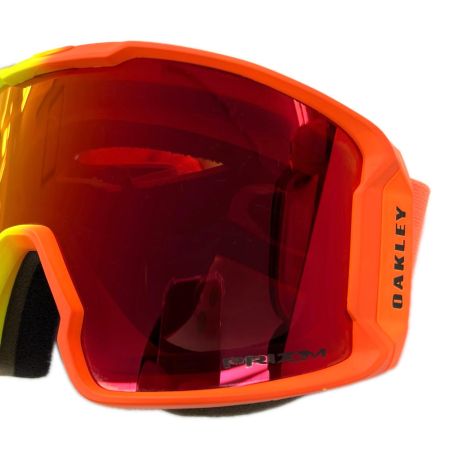OAKLEY オークリー ウィンター用品 スノーゴーグル ポーチ付 オレンジ x イエロー
