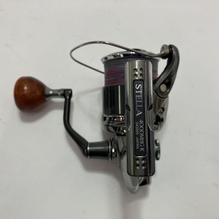 SHIMANO シマノ スピニングリール 22 ステラ STELLA 4000MHG カスタムハンドルノブ 043955
