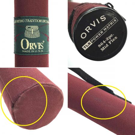  ORVIS TLS パワーマトリックス 864-2pc MID FLEX8.0 フライロッド