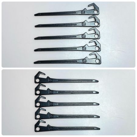  ZANE ARTS グラートステーク18×10、グラートステーク28×10セット 程度A  テント ペグ