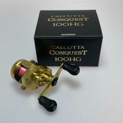 §§ SHIMANO シマノ 21カルカッタコンクエスト 100HG 右巻き 04236 ベイトリール 程度AB Bランク