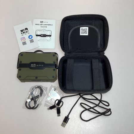  WAQ アウトドア ランタン LEDランタン WAQ 程度A