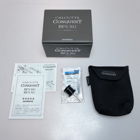  SHIMANO シマノ 23カルカッタコンクエストBFS XGL 045713 ベイトリール 程度AB 箱、袋、純正スプール アベイルスプール