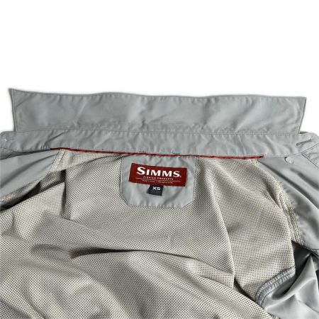  SIMMS フィッシングウェア フィッシングシャツ SIZE XS グレー