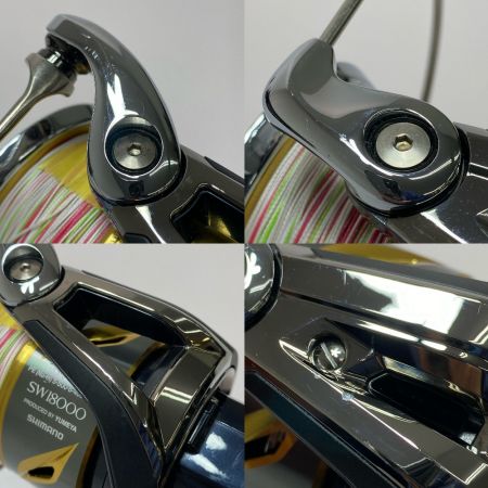  SHIMANO シマノ 20ステラSW18000HG-C 04080 スピニングリール 程度C キズ有使用感有 箱付