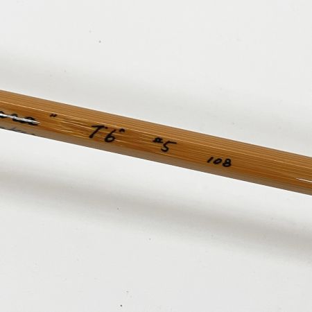  横田ロッド 漆原モデル バンブー フライロッド 7.6ft #5