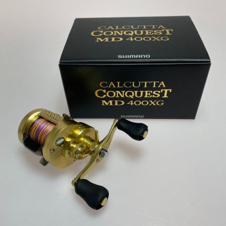  SHIMANO シマノ 23カルカッタコンクエストMD 400XG 右ハンドル 045959 ベイトリール 程度B