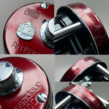  Abu Garcia アブガルシア アンバサダー 2500C バーガンディ カスタム ベイトリール 程度B カスタム