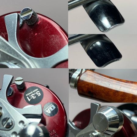  Abu Garcia アブガルシア アンバサダー 2500C バーガンディ カスタム ベイトリール 程度B カスタム