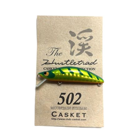  Casket ルアー シンキングミノー ハッスルトラッド 502 ハンドメイド 4g