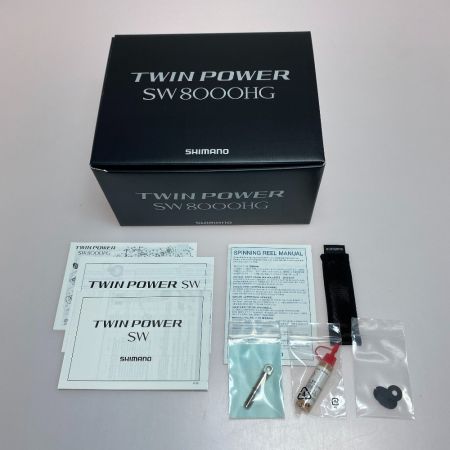  SHIMANO シマノ 21ツインパワーSW 8000HG 04228 スピニングリール 程度B