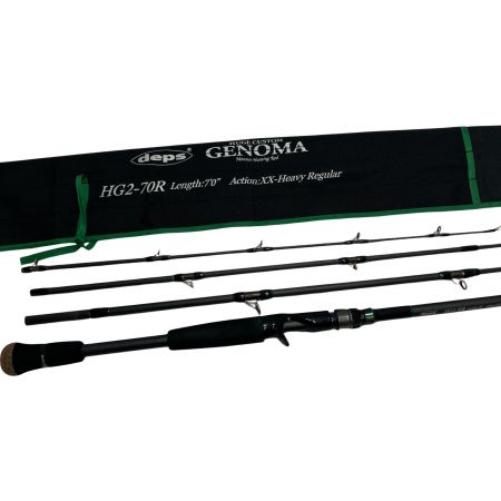 deps ルアーロッド ヒュージカスタム・ジェノマ HG2-70R 竿袋付