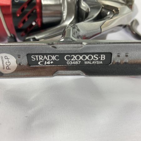  SHIMANO シマノ スピニングリール 16ストラディックCI4+ C2000S-B ノブカスタム済 03487