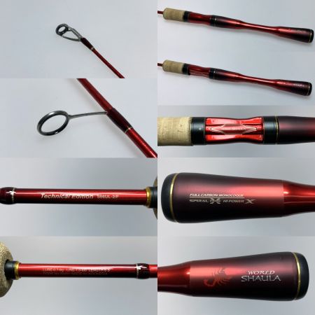  SHIMANO シマノ 19ワールドシャウラ テクニカルエディション S66UL-2/F 39461 ルアーロッド 程度AB ケース付