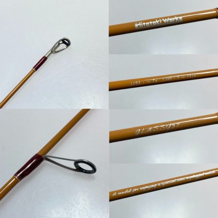  Hitotoki works GLASSY37 ルアーロッド 程度B 袋付