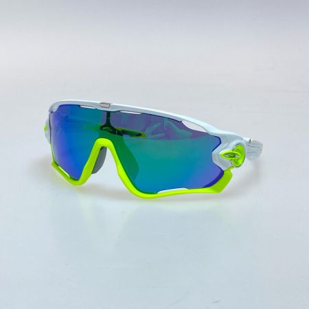  OAKLEY オークリー JAWBREAKER 程度B サングラス ホワイト×イエロー