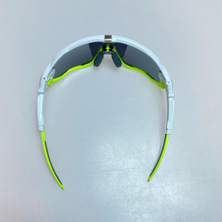  OAKLEY オークリー JAWBREAKER 程度B サングラス ホワイト×イエロー